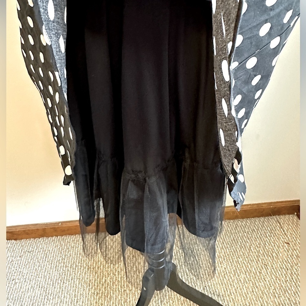 Hot Topic Black with White Polka Dot Swing Dress Size XS  *Like New* 🖤 - Picture 9 of 15